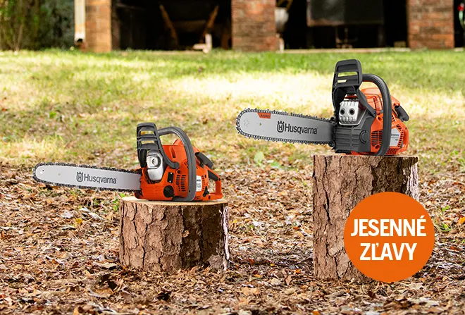 Jesenná sezóna je tu a je najlepší čas na výhodný nákup produktov Husqvarna!